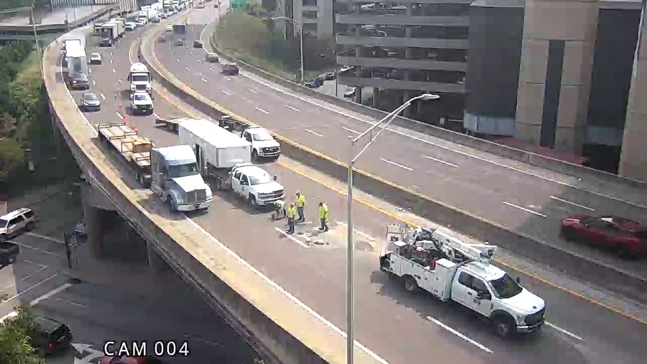 CONCRETE FALLING FROM INTERSTATE